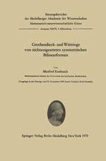 Grothendieck  und wittringe von nichtausgearteten symmetrischen bilinearformen. - Un viaje a la luna y otros cuentos.