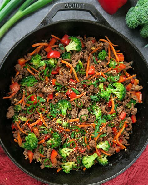 Ground Beef Stir Fry Easy 30 Minute Recipe