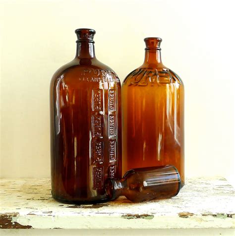 Ground Glass Bottles - Etsy