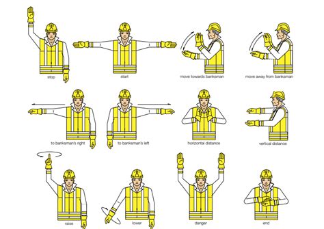 Ground Guide Hand Vehicle Signals
