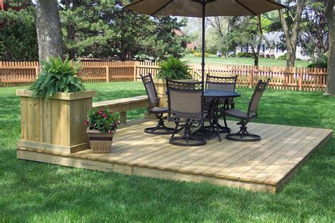 Ground level deck ideas. The lower ground-level deck feels open and inviting since it requires no railing. There’s also enough space for a few chairs, making it an excellent spot to relax or chat with friends. ... Ultimately, the multi-level deck ideas and designs above are the perfect way to inspire any homeowner to create their dream outdoor living space. Whether ... 