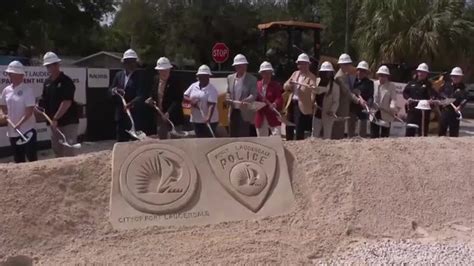 Groundbreaking ceremony held for new Fort Lauderdale Police headquarters
