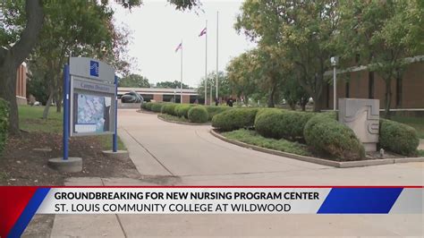 Groundbreaking for new nursing program center at St. Louis Community College today