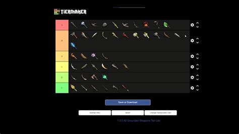 Grounded tier 3 weapons. In this video I rank every melee weapon in Grounded 1.2.4. These are MY OPINIONS. Feel free to leave yours in the comments but don't be rude about it.Tier li... 