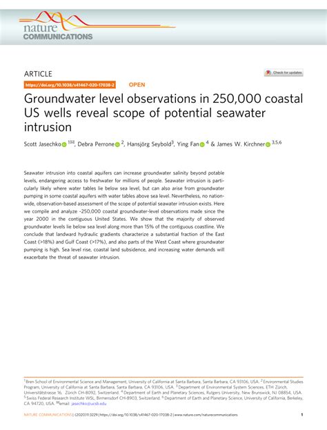 Groundwater level observations in 250,000 coastal US wells