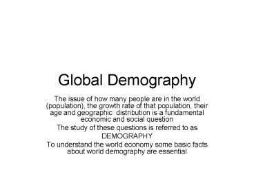 Group 7 Global Demography pptx
