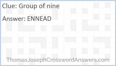 Group Of Nine Crossword