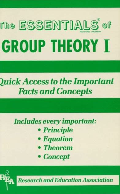 Group Theory I Essentials