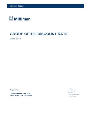 Group of 100 Discount Rate - au.milliman.com