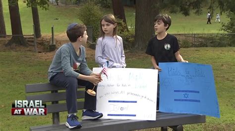 Group of children in Newton raises money to help kids in Israel