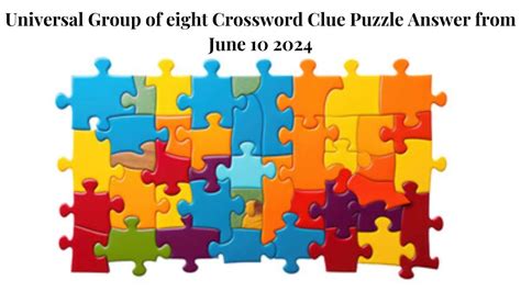 Group of eight things crossword clue