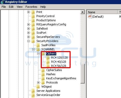 Group policy disable rc4 ciphers.  Create a new REG_DWORD called &ldquo;E...