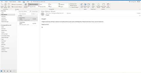 Grouping Conversation Threads in Windows 10 Mail and Outlook