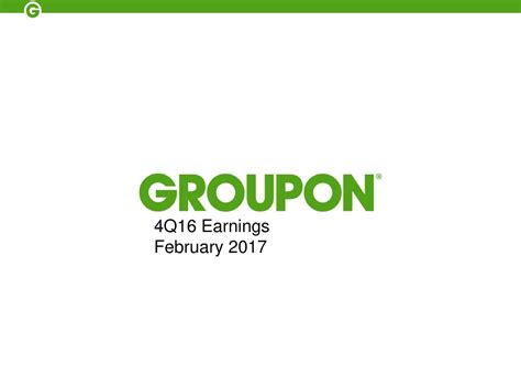 Groupon: Q4 Earnings Snapshot