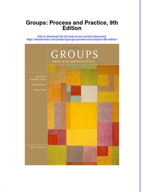 Groups process and practice 9th edition. - Heart failure a clinical nursing handbook.