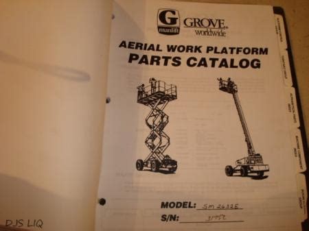 Grove manlift model sm2632e operation manual. - Pocket knife identification and price guide.