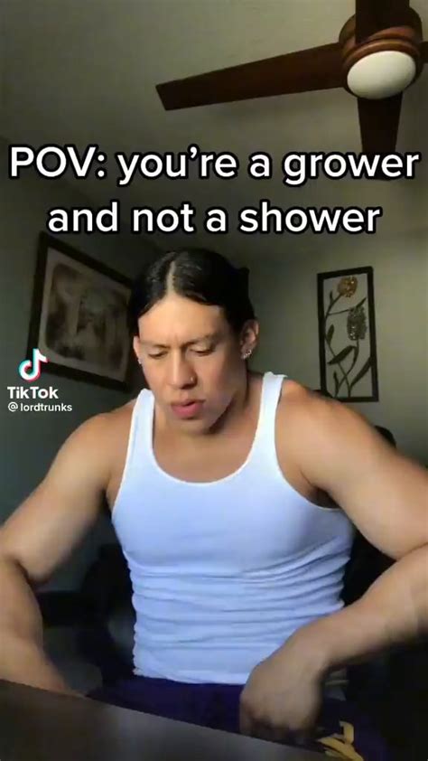Grower not a shower meaning. But a big part of being a shower is exactly how much you show. Logically it should be very easy if you have the numbers in front of you. If your flaccid dick is in a lesser percentile than your erect percentile compared to other men you would be a grower and vice versa a shower. The bigger the difference the more of a grower/shower you are. 