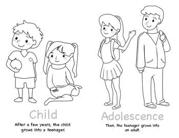 Growing Up Coloring Pages
