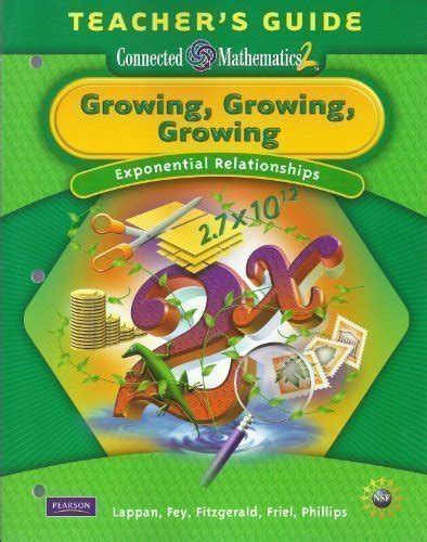 Growing growing growing exponential relationships grade 8 teachers guide connected mathematics 2. - Rowe ami cd100 jukebox teile handbuch.