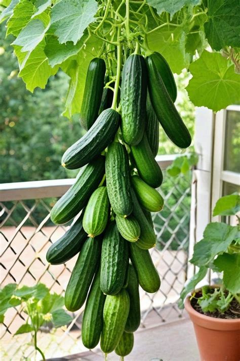 Growing persian cucumbers in containers