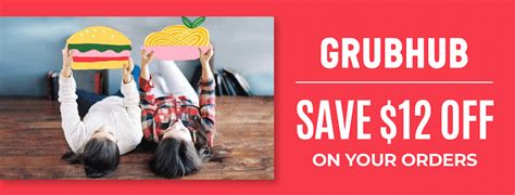 Limited Time GrubHub Coupon Code : $3 off $15+ orders View coupon 3% coupon code GrubHub Promo Code : $3 Off View coupon 20% coupon code 20% off Dinners with GrubHub voucher code.... 