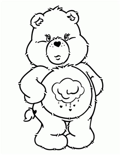 Grumpy Bear Coloring Pages Coloring Home