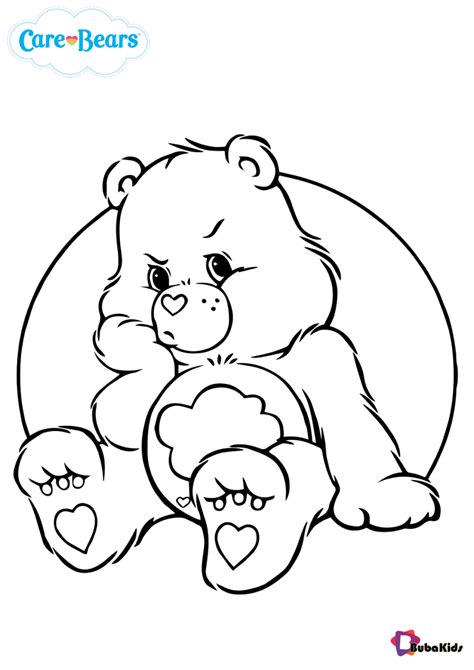 Grumpy Care Bear Coloring Pages