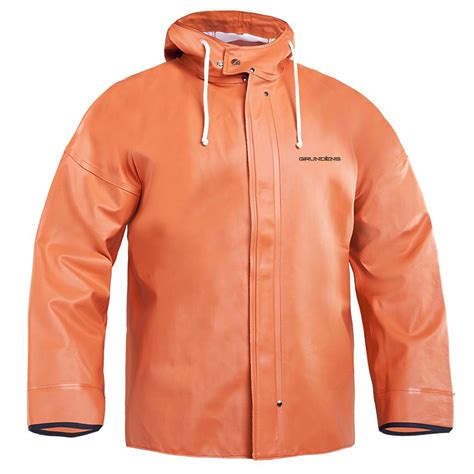 Grundens. Overview. Grundens Men's Trident Waterproof Fishing Rain Jacket - The Trident Jacket was designed to offer commercial fishermen and recreational anglers lightweight waterproof/breathable solutions that deliver added ruggedness and durability for whatever Mother Nature throws at you. 10K/10K waterproof/breathable. 100% Nylon 30d ripstop … 