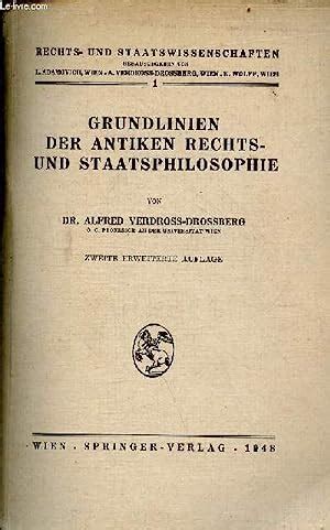 Grundlinien der antiken rechts  und staatsphilosophie (rechts  und staatswissenschaften). - Ascp mb molecular biology exam study guide.
