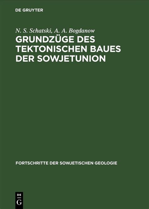 Grundzüge des tektonischen baues der sowjetunion. - Pediatric orthopedics a handbook for primary care physicians.