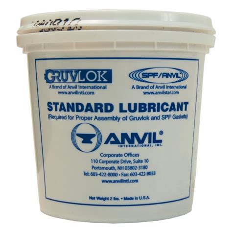 Gruvlok Lubricant - Grooved Fitting Lube - Gruvlok Lubricants ...