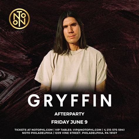 Gryffin @ NOTO Philadelphia - Facebook