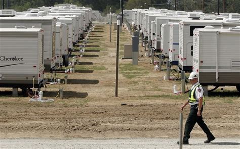 The trailers that reportedly cost FEMA around $65,000