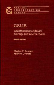 Gslib geostatistical software library and user s guide. - Rational combi operation manual scc 202g.