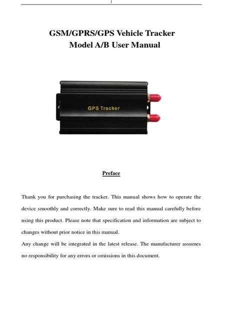 Gsm gprs gps vehicle tracker model a b user manual. - Stanadyne injection pump repair manual model dm4.