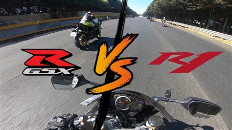 Gsxr 1000 vs r1 top speed. .  ...