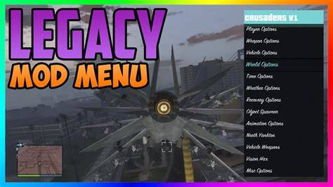 Gta 5 legacy mod menu.  Free downloads with easy installation instructions...
