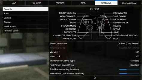 Gta 5 xbox one controls.  Separate tables focus on general movement in ...
