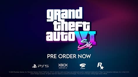 Gta 6 preorder. Nov 15, 2023 · GTA 6 pre-order date is expected to start next month. Expand Tweet. As seen in the post above, the fan account shared the expected pre-order period while sharing three different bundles that might ... 