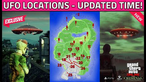 GTA Online players can spot a UFO across six different locations in this week. Most of these can be reached without much effort, but some are more easier to reach than others. This event is called ....