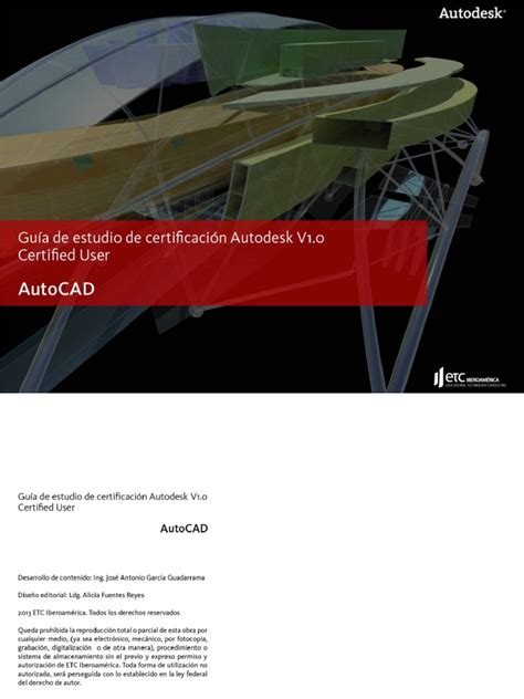 Guía de estudio de certificación autocad. - Manuale di progettazione del poligono di tiro.