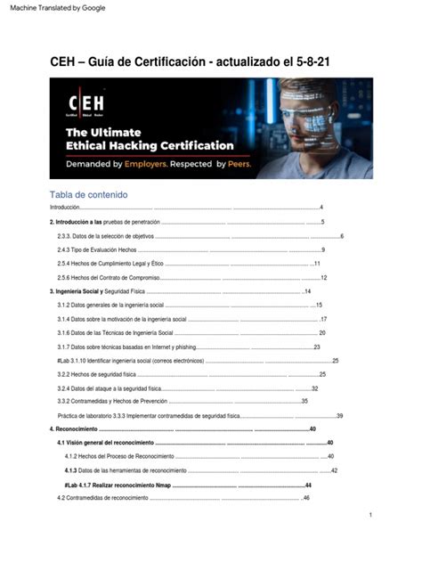 Guía de estudio oficial ceh v8. - Salesforce com certified advanced administrator study guide.