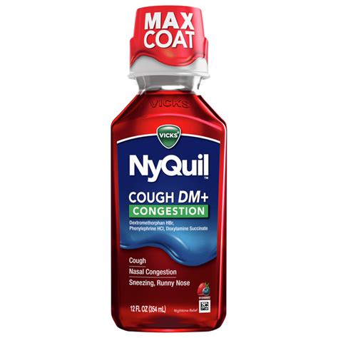 Guaifen DAC and Vicks NyQuil Severe Cold & Flu Int