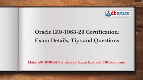Guaranteed 1Z0-1083-21 Questions Answers