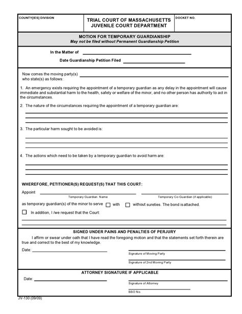 Guardianship Forms