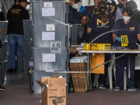 Guatemalan authorities raid electoral facilities, open boxes of votes