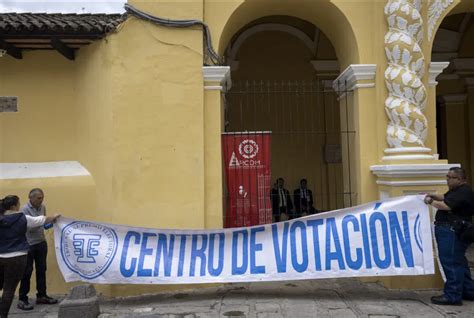 Guatemalans vote for a new president after a tumultuous electoral season