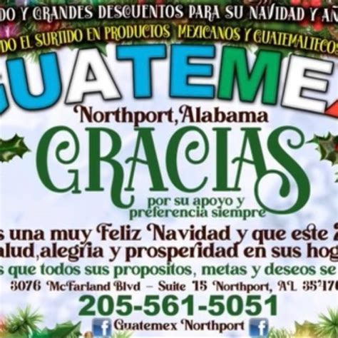 Guatemex northport al. Northport Nutrition, Northport, Alabama. 5,683 likes · 14 talking about this · 16,687 were here. Meal Replacement Shakes and Loaded Teas. Low Sugar, Low Fat, Low Carbs 