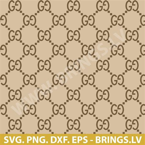 Gucci Pattern GG SVG Gucci Pattern GG vector File