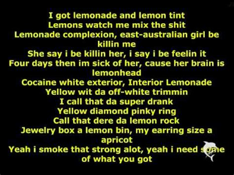 Gucci mane lemonade song lyrics. Things To Know About Gucci mane lemonade song lyrics. 